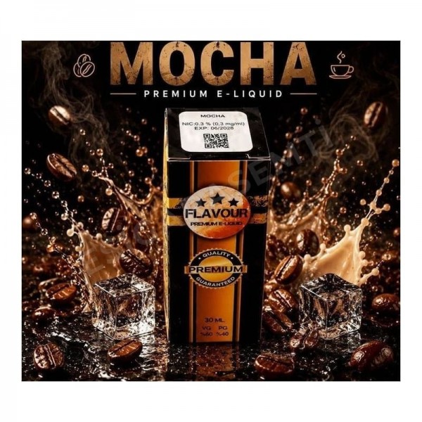 Flavour Mocha Premium E-Liquid 30ML ( 2 ADET ) 
