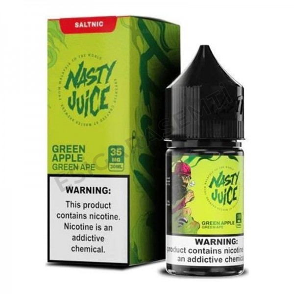 Nasty Juice Green Ape Nic Salt Likit | Yeşil Elma Aroması 