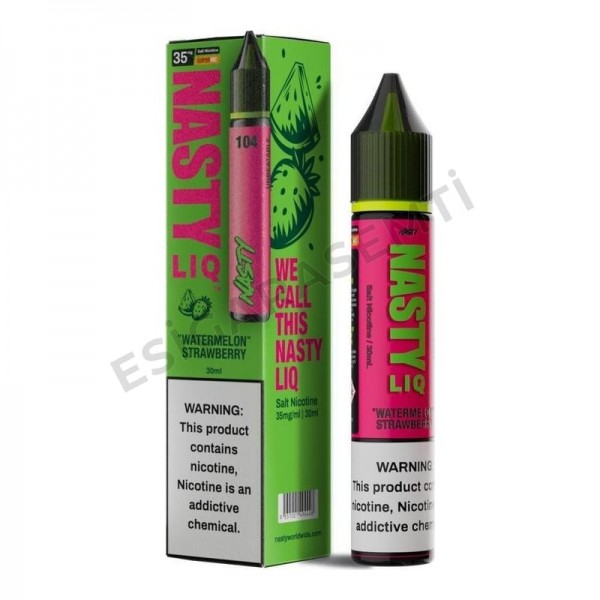 Nasty Juice Watermelon Strawberry Salt Likit – Ferah ve Tatlı Meyve Deneyimi 