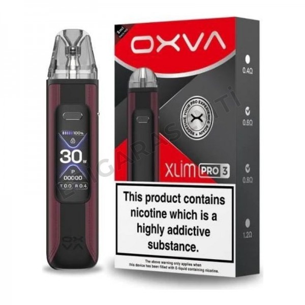 OXVA XLIM Pro 3 Pod Mod Elektronik Sigara | 1500mAh 30W Yeni Nesil Pod 