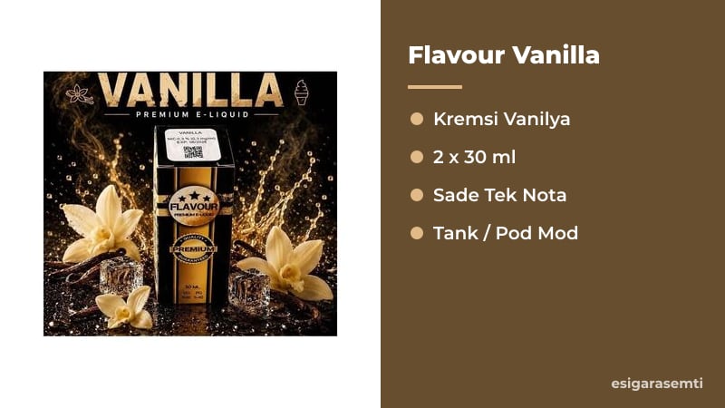 Flavour Vanilla özellikleri