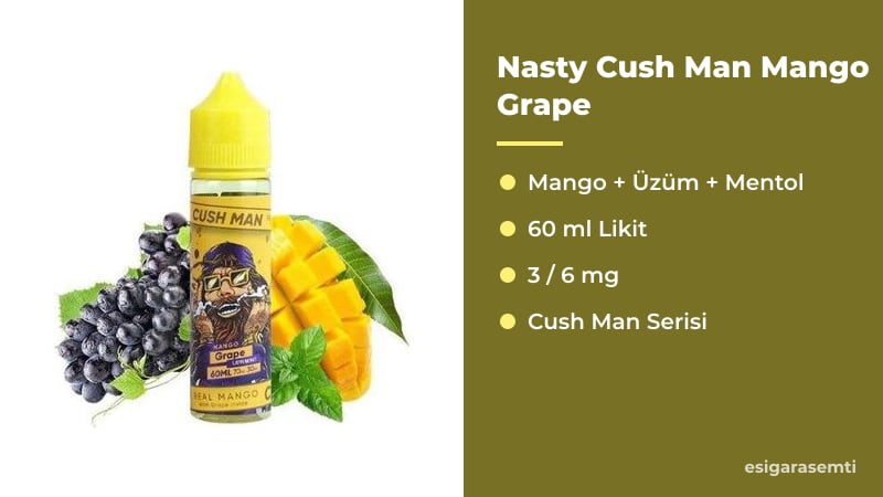 Nasty Cush Man Mango Grape özellikleri