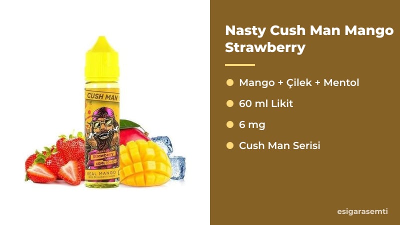 Nasty Cush Man Mango Strawberry özellikleri