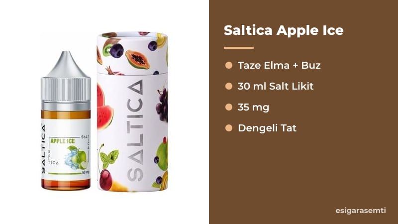 Saltica Apple Ice özellikleri