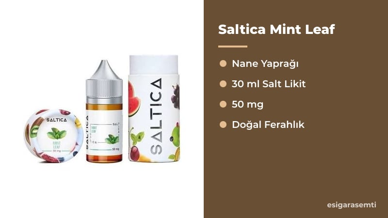 Saltica Mint Leaf özellikleri