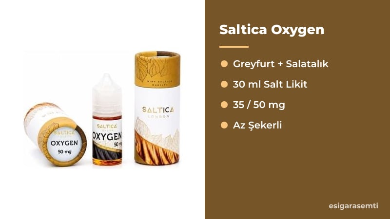 Saltica Oxygen özellikleri