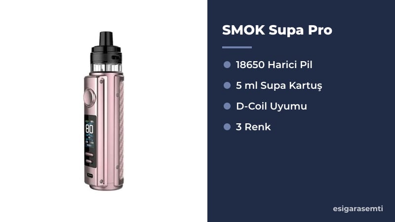 SMOK Supa Pro özellikleri