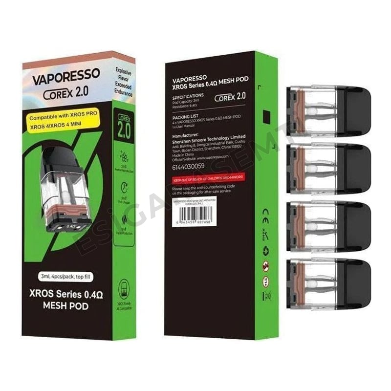 Vaporesso XROS Corex 2.0 Kartuş 4’lü Paket
